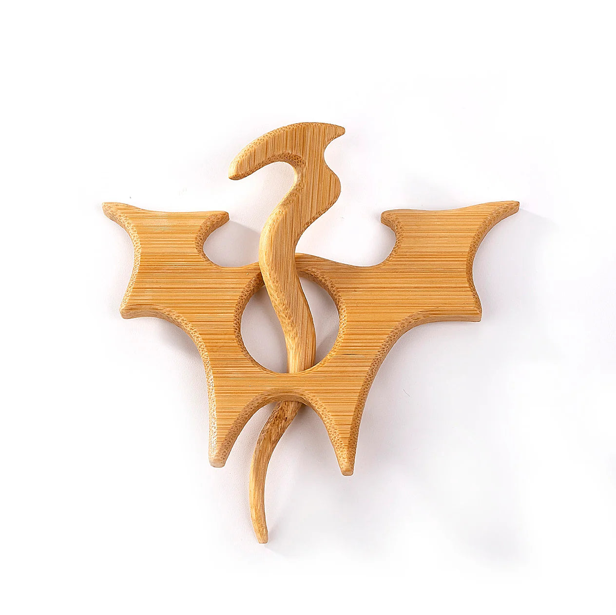 Wooden Shawl Pin Dragon