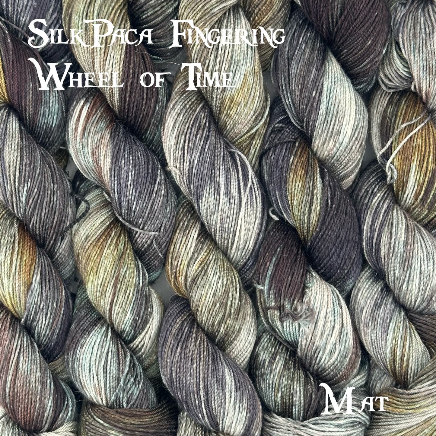 SilkPaca Fingering Wheel Of Time