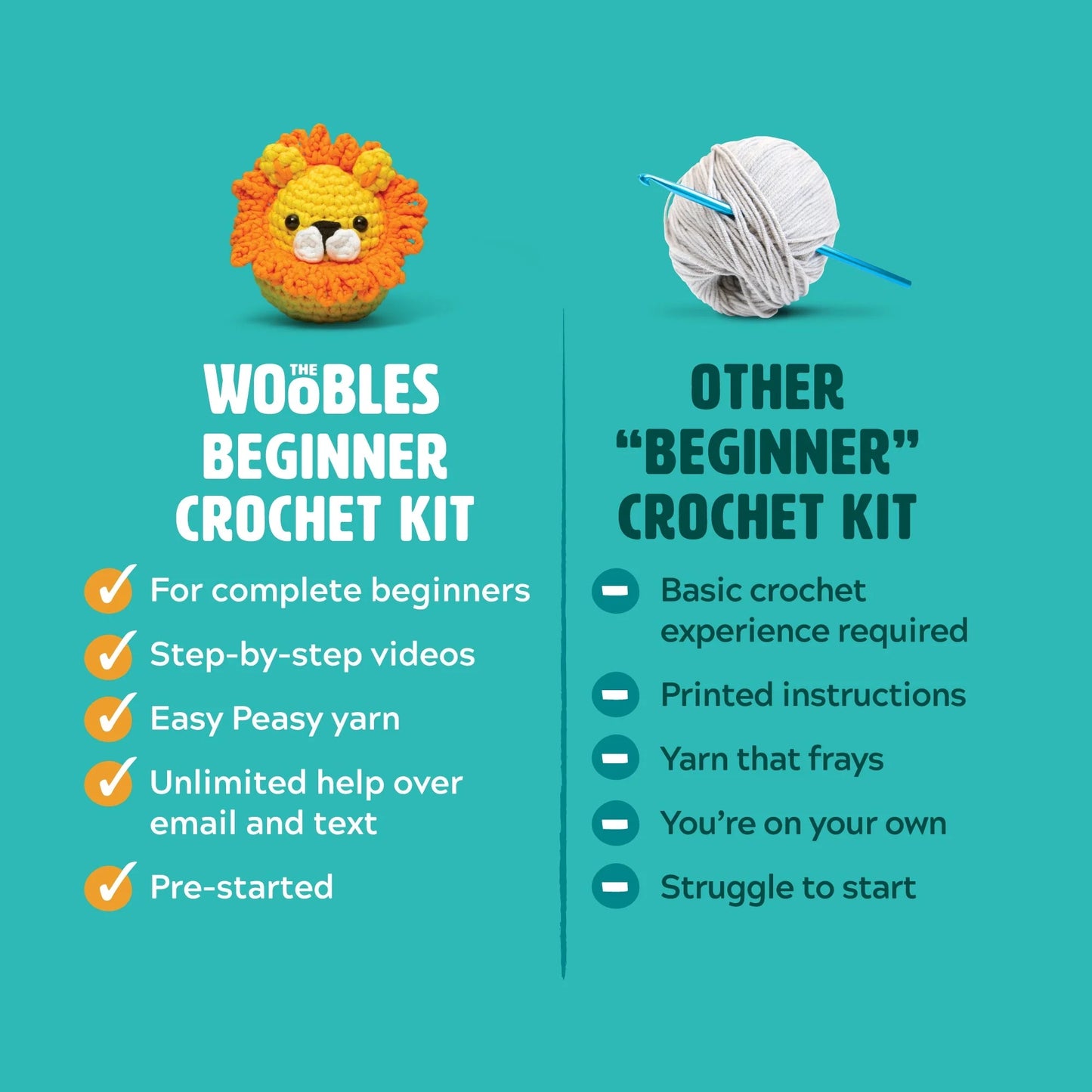 Grumpy Bear Crochet Kit