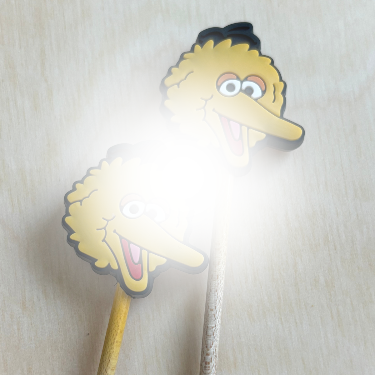 Classic big bird Knitting Needle Point Protectors