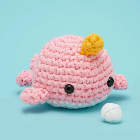 Bjorn the Narwhal Pink Crochet Kit