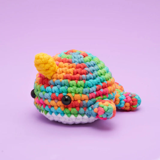 Bjorn the Narwhal Rainbow Crochet Kit
