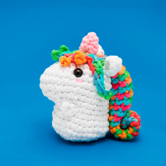 Billy the Unicorn Rainbow Crochet Kit
