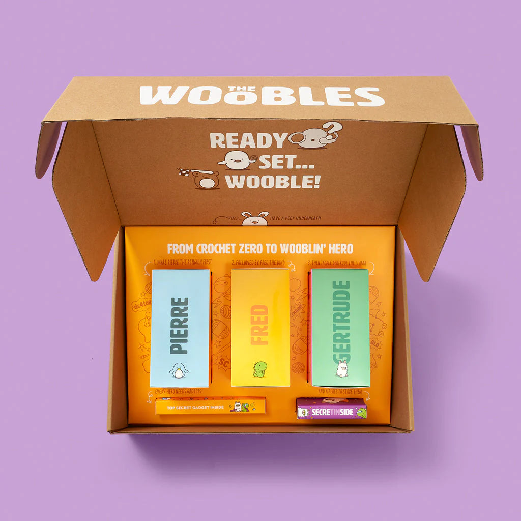 Zero to Hero Beginner Gift Box Crochet Kit