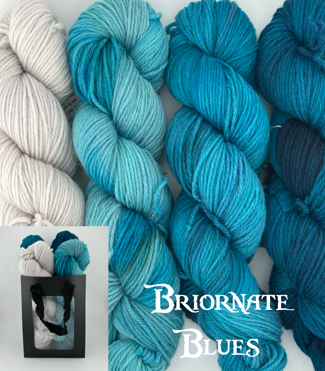 Stephen West Briornate Shawl Kits