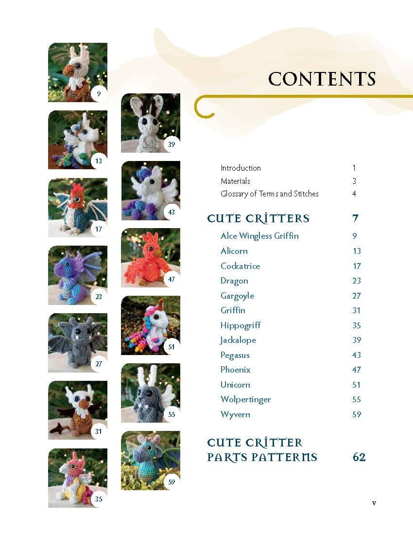 Crochet Creatures of Myth and Legend: 19 Designs Easy Cute Critters to Legendary Beasts