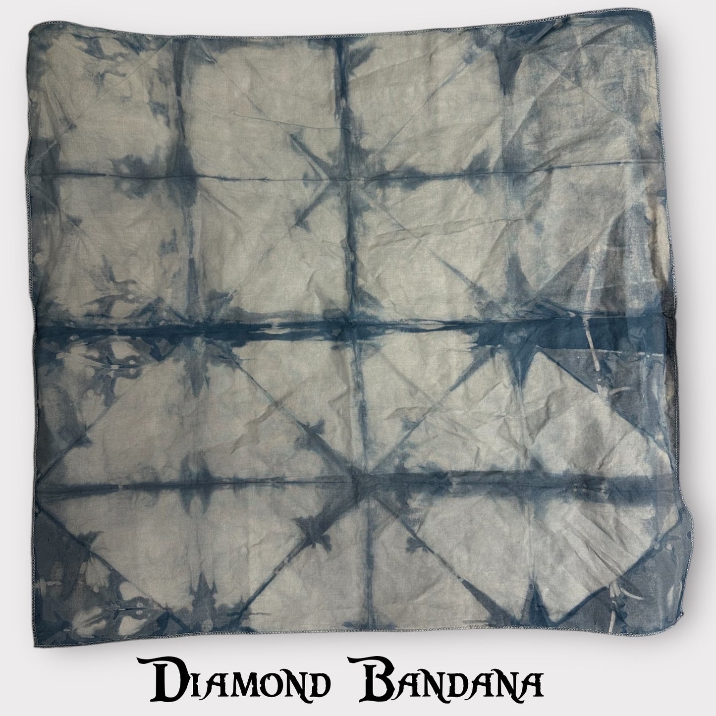 Indigo Dyed Cotton Bandana