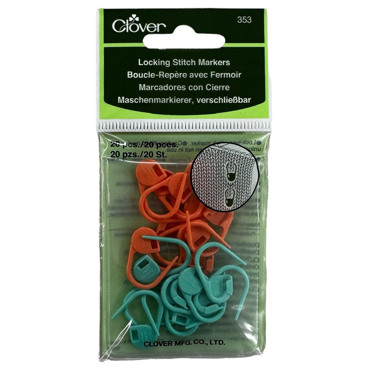 Clover Locking Stitch Markers