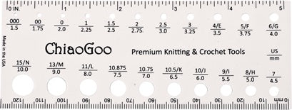 ChiaoGoo Needle Gauge