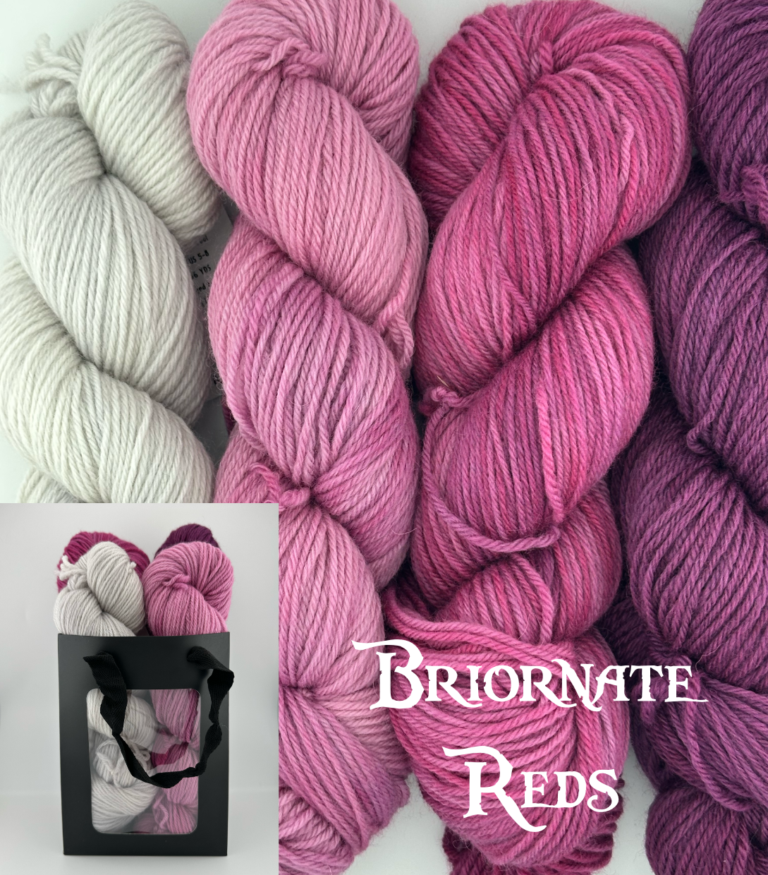 Stephen West Briornate Shawl Kits
