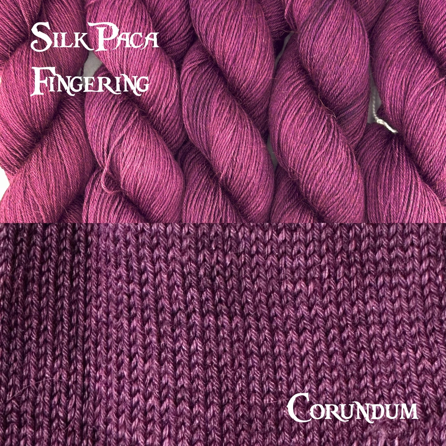 SilkPaca Fingering Gemstones
