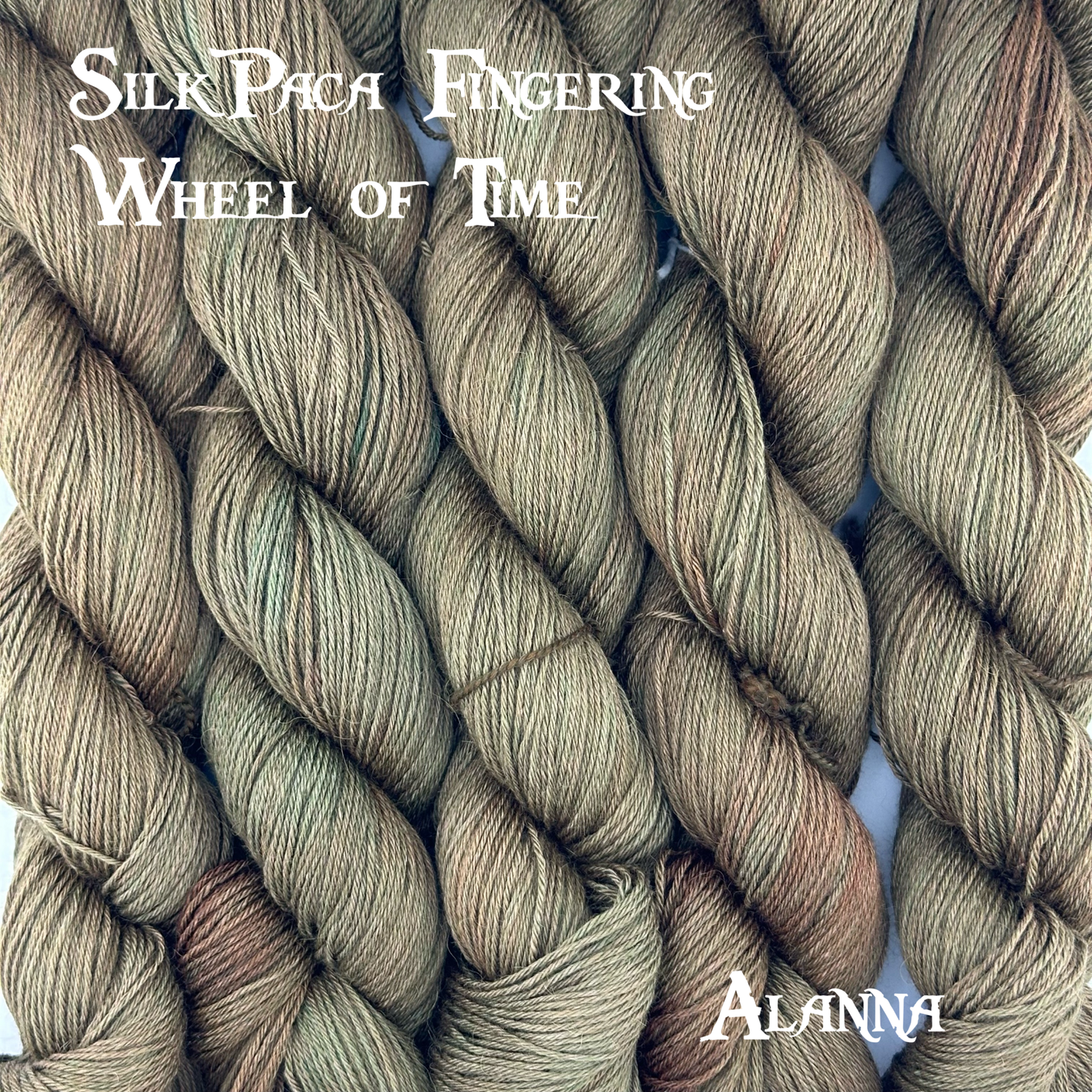 SilkPaca Fingering Wheel Of Time