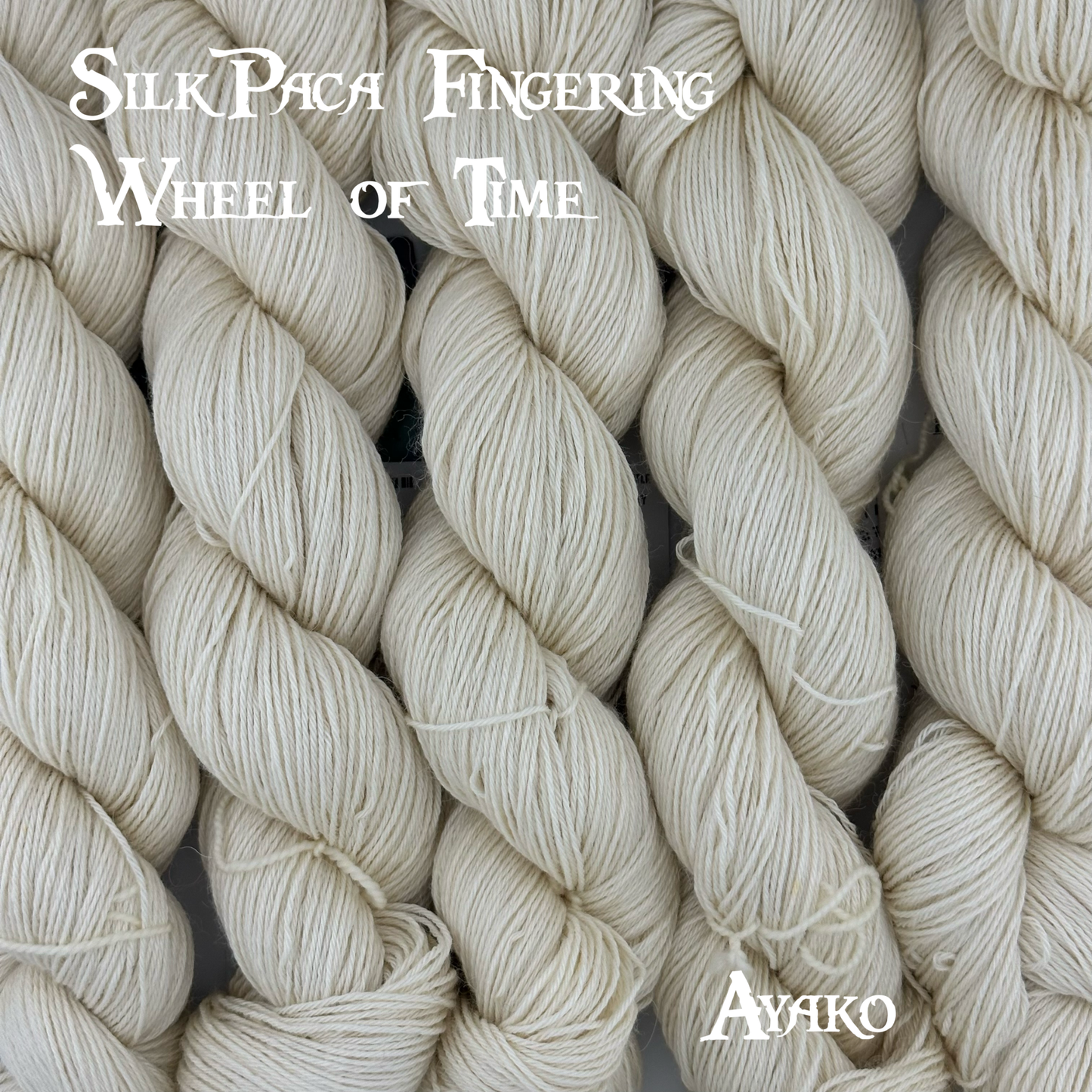 SilkPaca Fingering Wheel Of Time