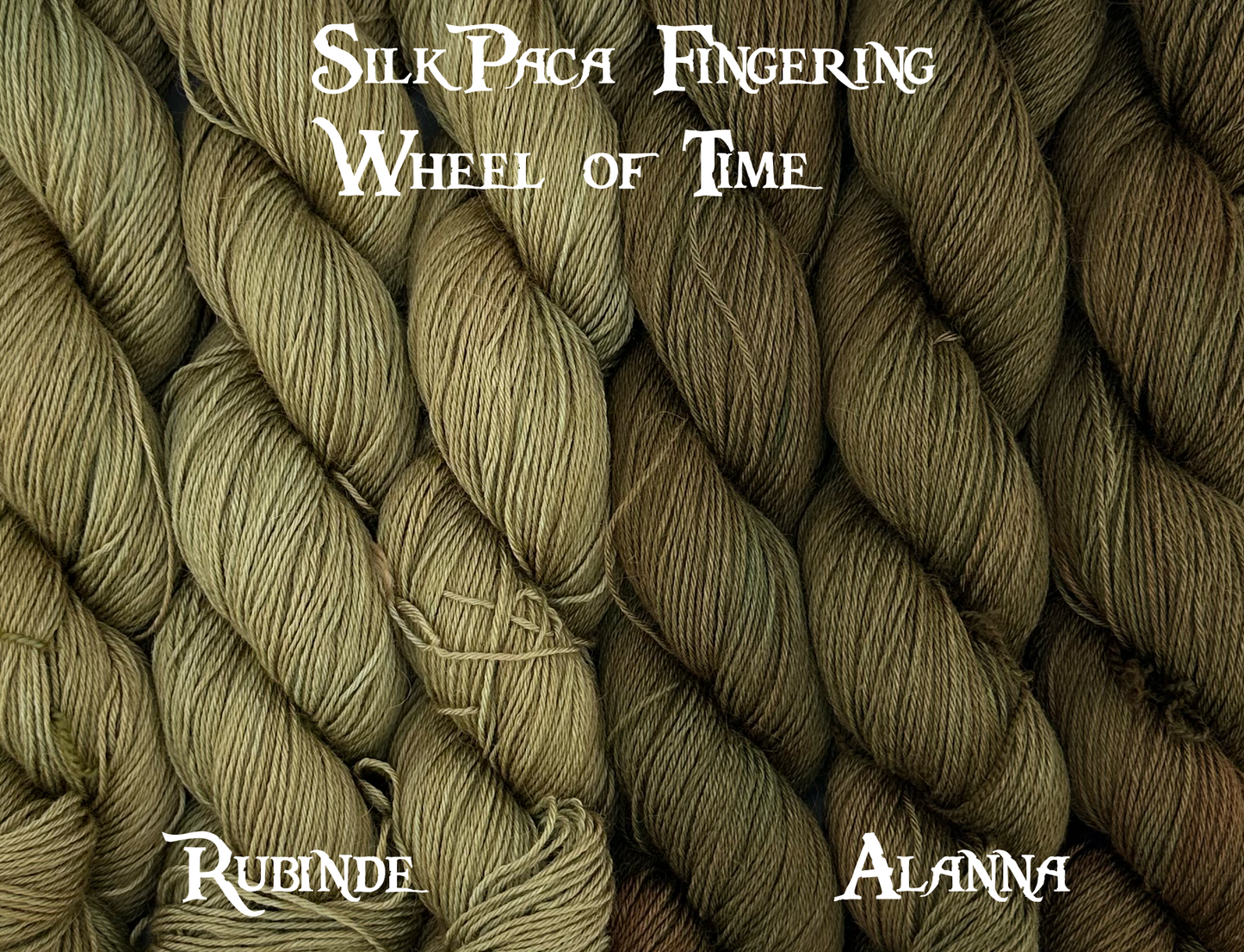 SilkPaca Fingering Wheel Of Time