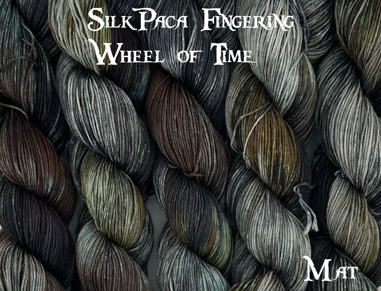 SilkPaca Fingering Wheel Of Time