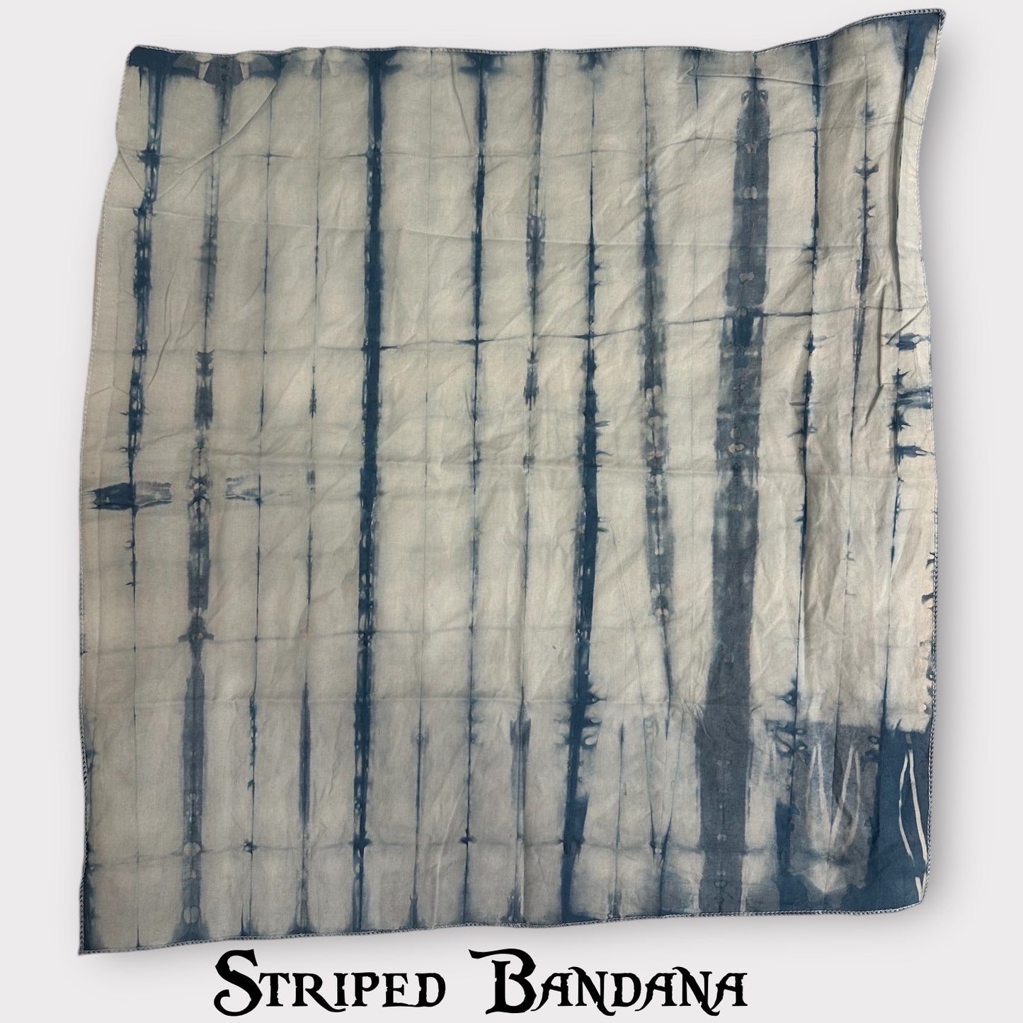 Indigo Dyed Cotton Bandana